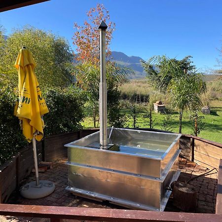 A Log Home At Buffalo Creek Swellendam Exterior foto