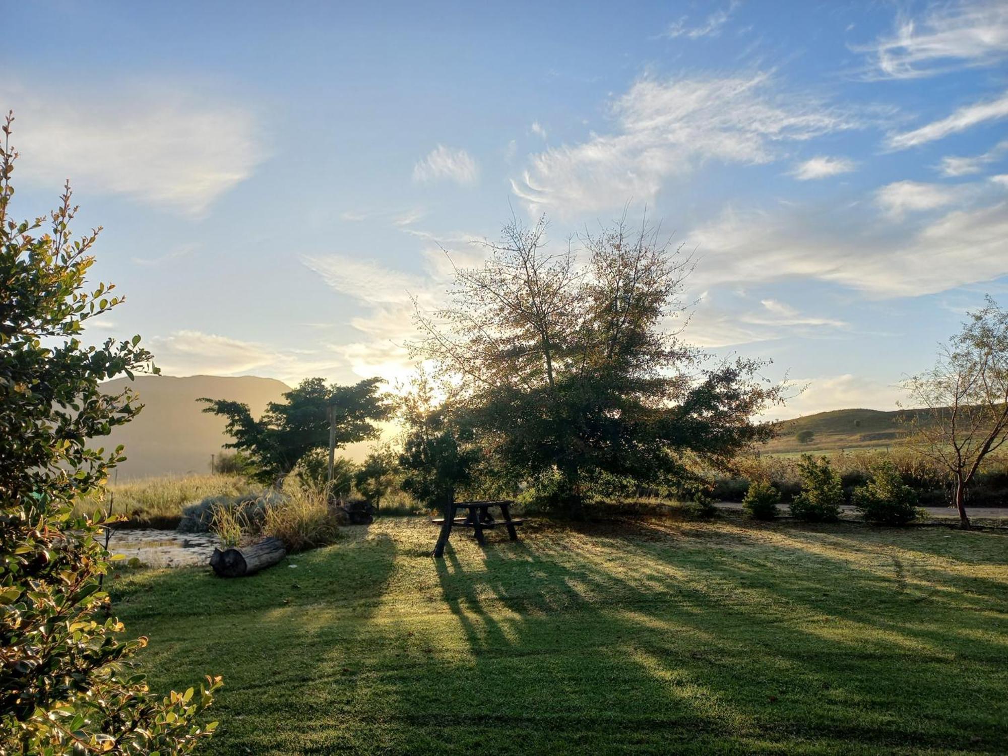A Log Home At Buffalo Creek Swellendam Exterior foto